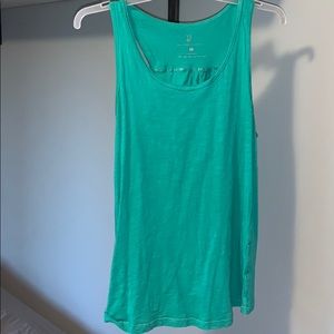 Teal NY & C tank top
